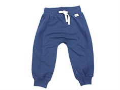 Petit Piao denim blue rib sweatpants
